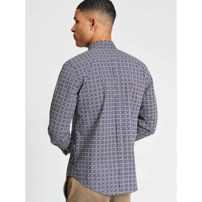 Ben Sherman Mono Geo Print Shirt image number 1